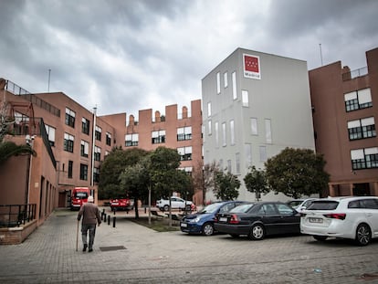 Residencia de mayores Parque de los Frailes, en Leganés el pasado mes de noviembre.