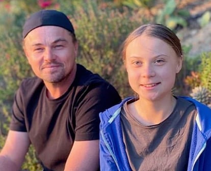 Leonardo DiCaprio y Greta Thunberg, juntos en Instagram.