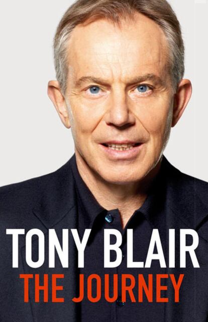 Portada del libro de memorias de Tony Blair, <i>The Journey</i>.