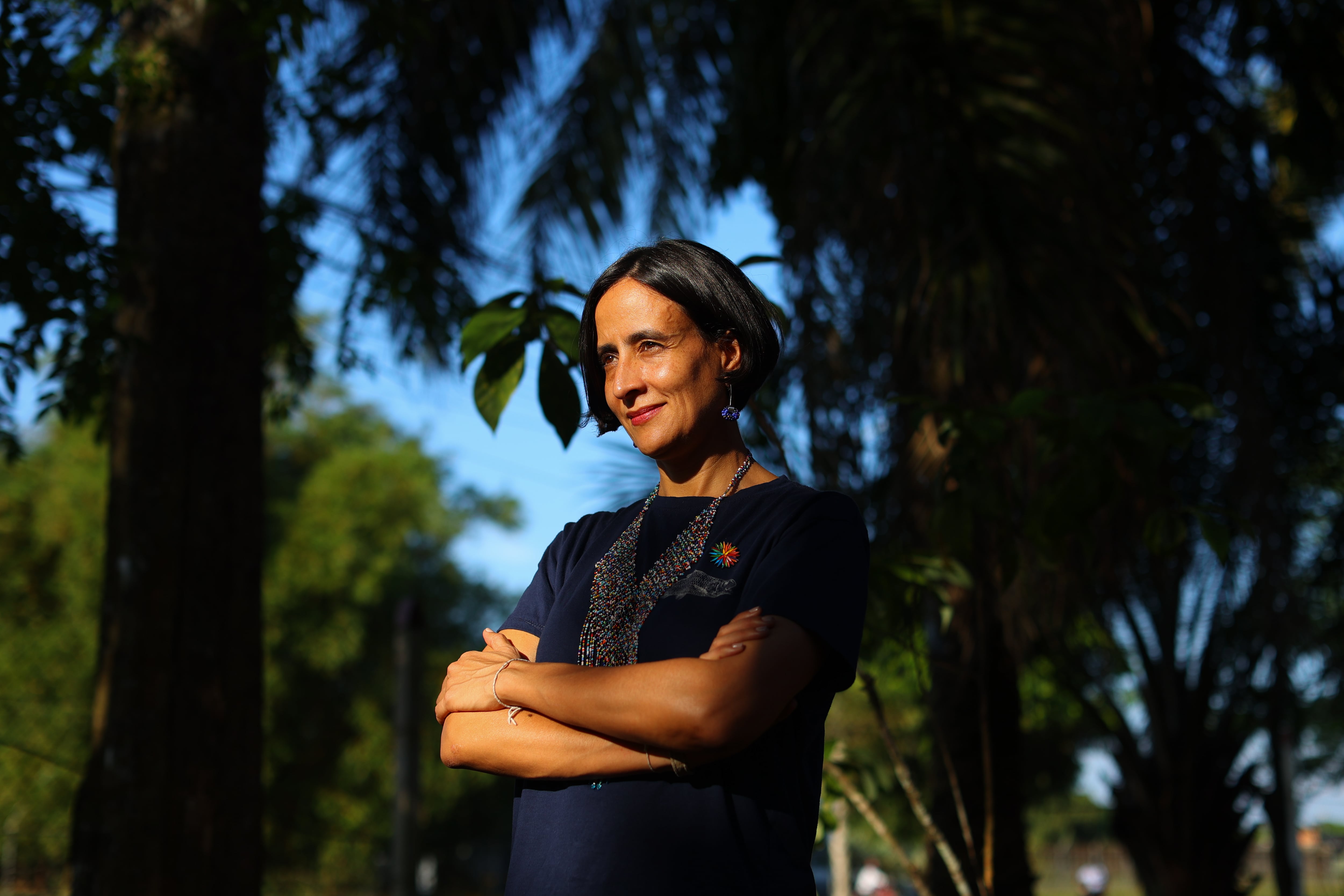 María Susana Muhamad, ministra de Ambiente y Desarrollo Sostenible de Colombia, en San José del Guaviare, en septiembre de 2024.