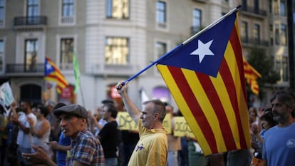 Manifestació a Barcelona el 23 de juliol en suport dels polítics presos.