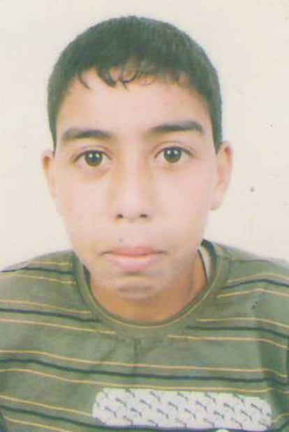 Fotografía del menor fallecido, Nayem el Gareh, cedida por la Asociación Saharaui de Víctimas de Violaciones Graves de Derechos Humanos.