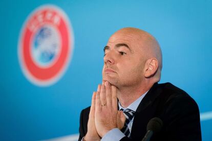 El secretario general de la UEFA, Gianni Infantino.