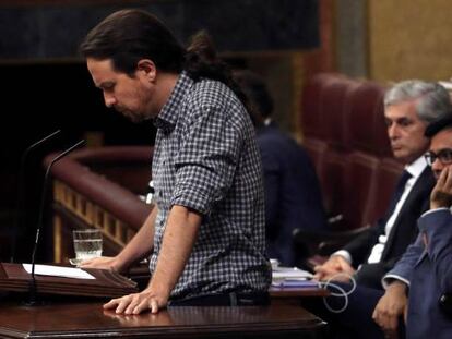 El líder de Unidas Podemos, Pablo Iglesias.