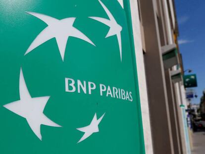 Una oficina de BNP Paribas en París. 