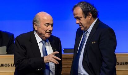 Blatter y Platini, en 2011.