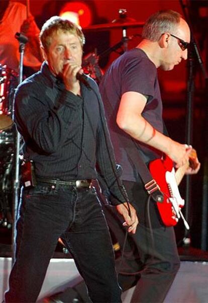 Roger Daltrey, a la izquierda, y Pete Townshend, en un concierto en 2002.