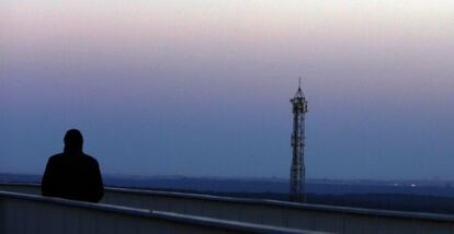 Contaminación atmosférica a la altura de Las Matas en la A-6 (Madrid).