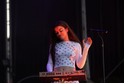 Amaia Romero durante su actuación en el Primavera Sound. 