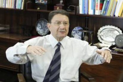 El secretario general de la Organización Mundial del Turismo (OMT), Taleb Rifai, durante la entrevista con EFE. EFE/Archivo