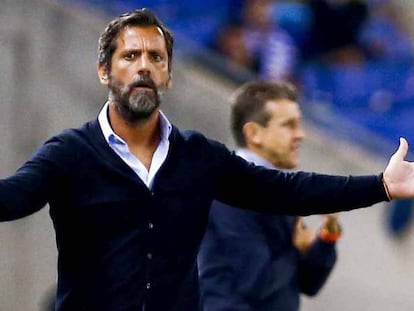 Quique Sánchez Flores, entrenador del Espanyol.
