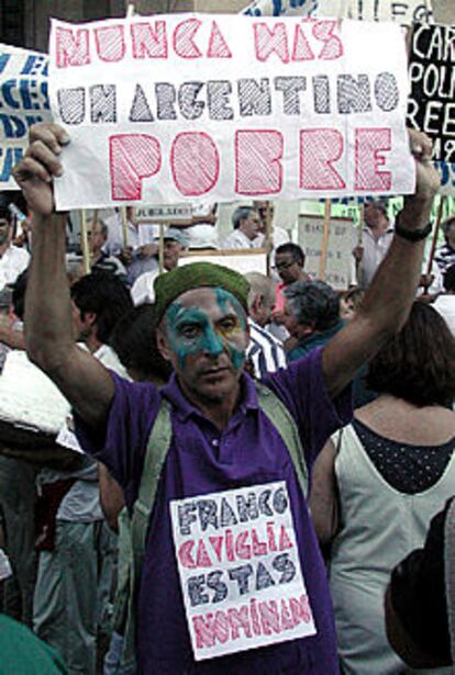 Manifestación ante la Corte Suprema de Justicia en Buenos Aires.