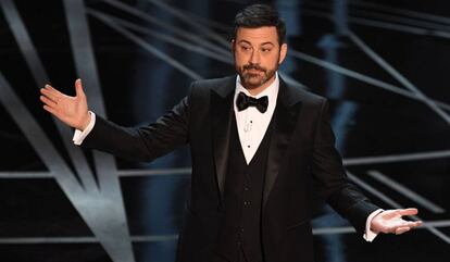 Jimmy Kimmel, durante la gala de la 89ª edición de los Oscar, el pasado 26 de febrero.