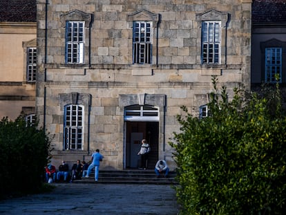 Entrada al hospital psiquiátrico de Conxo, en Santiago, en marzo de 2021.