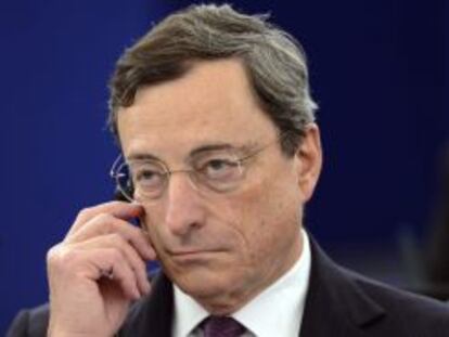 El presidente del Banco Central Europeo (BCE), Mario Draghi. EFE/Archivo