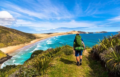 El cabo Maria van Diemen, en Northland (Nueva Zelanda).