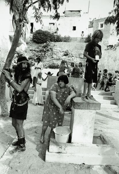 Hippies. Ibiza, 1976.