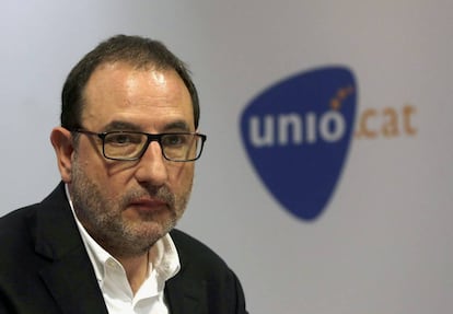 Ramon Espadaler, a la reunió del comitè d'UDC.