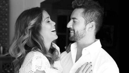 Rosanna Zanetti y David Bisbal, en la foto que el almeriense ha compartido en redes.