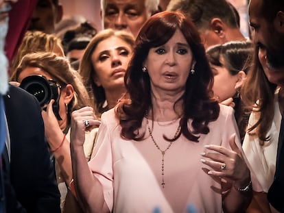 La vicepresidenta de Argentina, Cristina Fernández de Kirchner, en la sesión de apertura del año parlamentario el pasado 1 de marzo.