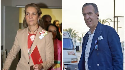 Elena de Borbón y Jaime de Marichalar en imágenes de 2017.