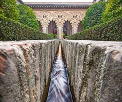 Palacio de la aljafería, en Zaragoza.
