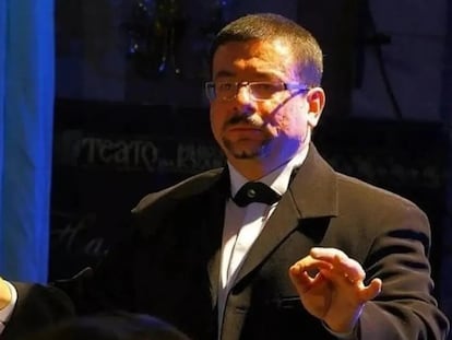 Yuri Kerpatenko, director de la Filarmónica de Jersón, en una imagen tomada de su página de Facebook.