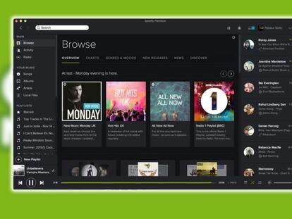 Spotify añade las letras de las canciones en su cliente para ordenador