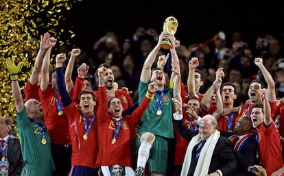 El primer mundial de la Selección, en 2010 (Johannesburgo, Sudáfrica).