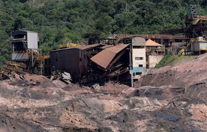 Barragem I da Mina do Feijão, que rompeu em Brumadinho