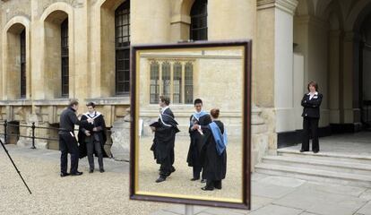 Ceremonia de graduaci&oacute;n en la Universidad de Oxford. 
