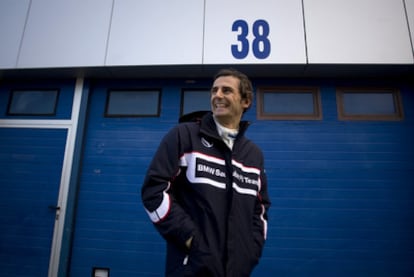 Pedro Martínez de la Rosa, en una sesión de entrenamientos en Jerez en febrero pasado.