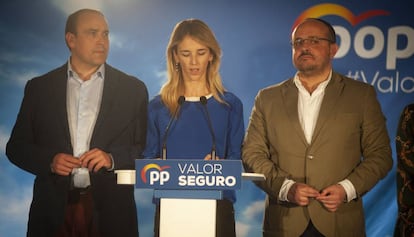 Daniel Serrano, Cayetana Álvarez de Toledo y Alejandro Fernández