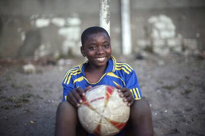 Maulid Maulid, 14 años. La sonrisa de los niños es uno de los rasgos característicos del Baobab Team.