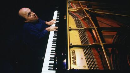 Michel Petrucciani, durante un concierto en París el 9 de febrero de 1993.