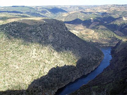 El río Duero, en la provincia de Zamora.