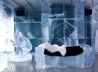 El Ice Bar se inspira en las disciplinadas formas del diseño nórdico