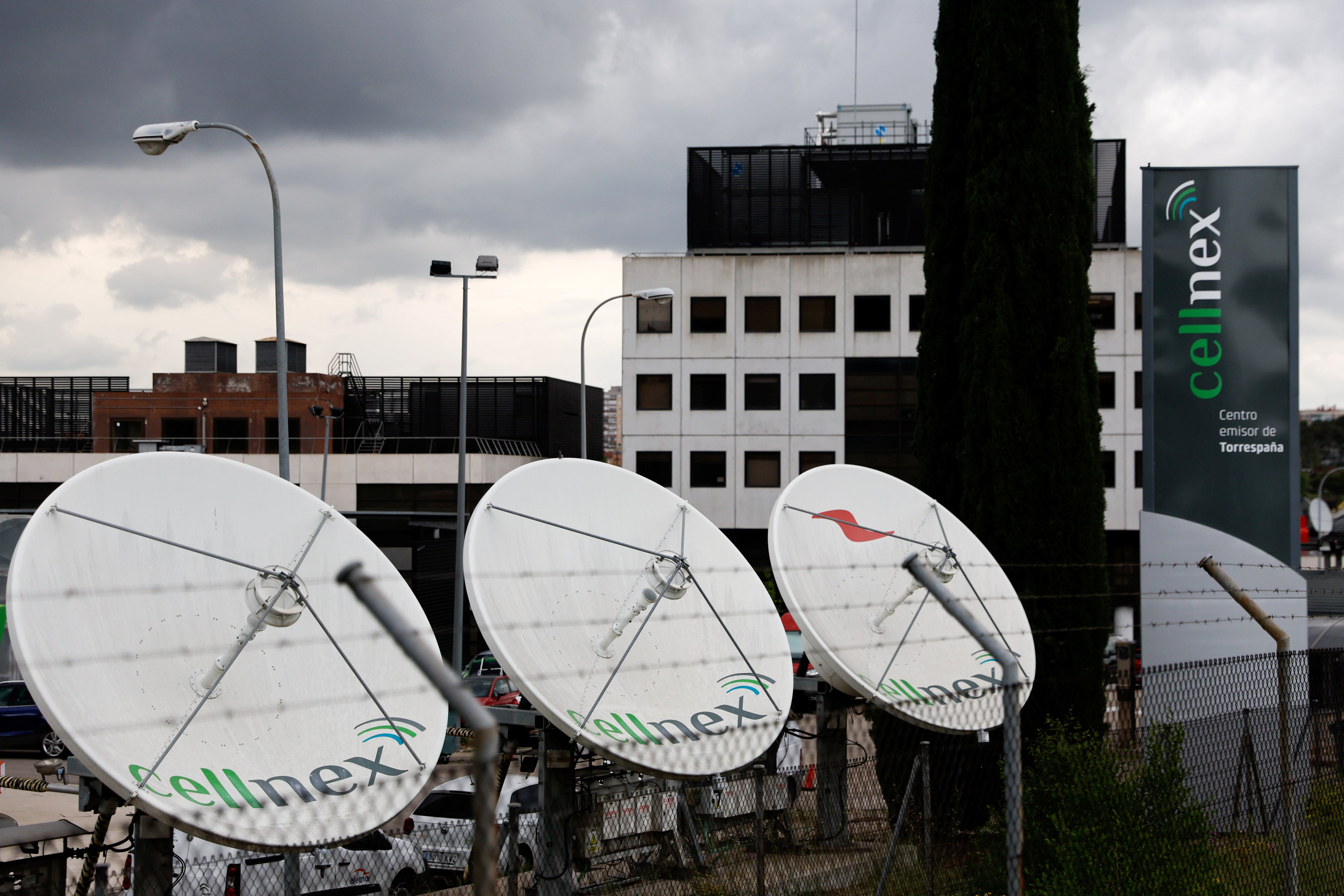 Imagen del centro emisor de Torrespaña, operado por Cellnex.