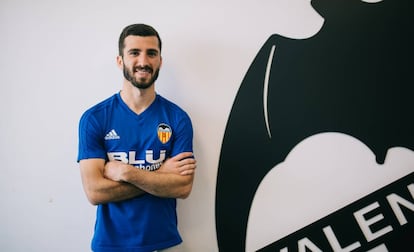 José Luis Gayá, en la ciudad deportiva del Valencia.