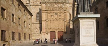 Fachada de la Universidad de Salamanca.