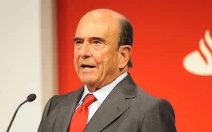 Emilio Botín, presidente de Banco Santander