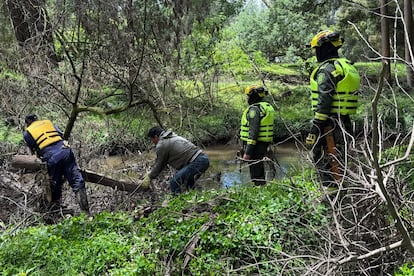 Búsqueda de Valeria Afanador en el río Frío, en Cajicá.