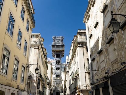 El elevador de Santa Justa, en Lisboa, es uno de los ascensores más fascinantes del planeta.