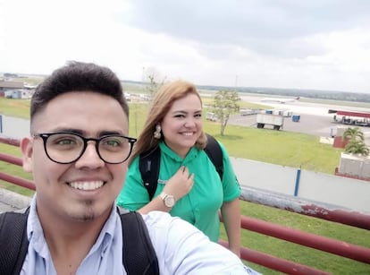 Ángel Amilcar y Krizia María Estrada, hondureños vecinos de Vallecas.