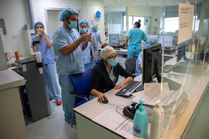 Sala del hospital de Torrejón de Ardoz.