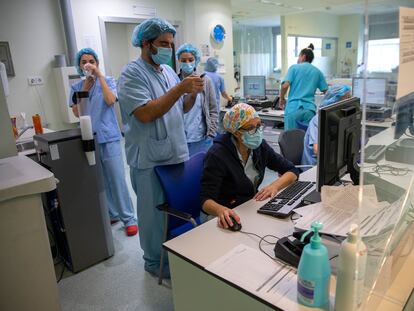 Sala del hospital de Torrejón de Ardoz.