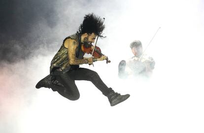 Malikian durante su concierto en el Festival Cervantino