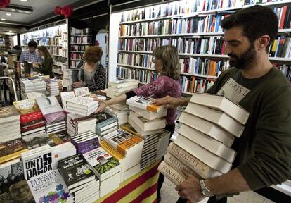 La tirada de los libros en catal&aacute;n se ha reducido un 20%. 