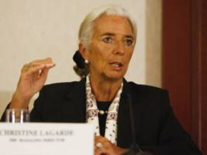 En la imagen, la directora gerente del Fondo Monetario Internacional (FMI), Christine Lagarde. EFE/Archivo