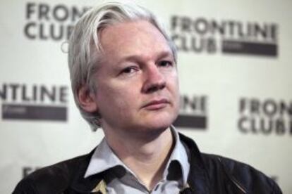 Julian Assange, en una imagen de febrero de 2012.